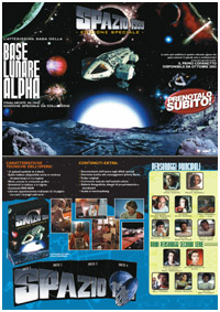 Il PRIMO Flyer pubblicitario dei DVD italiani di Spazio 1999!